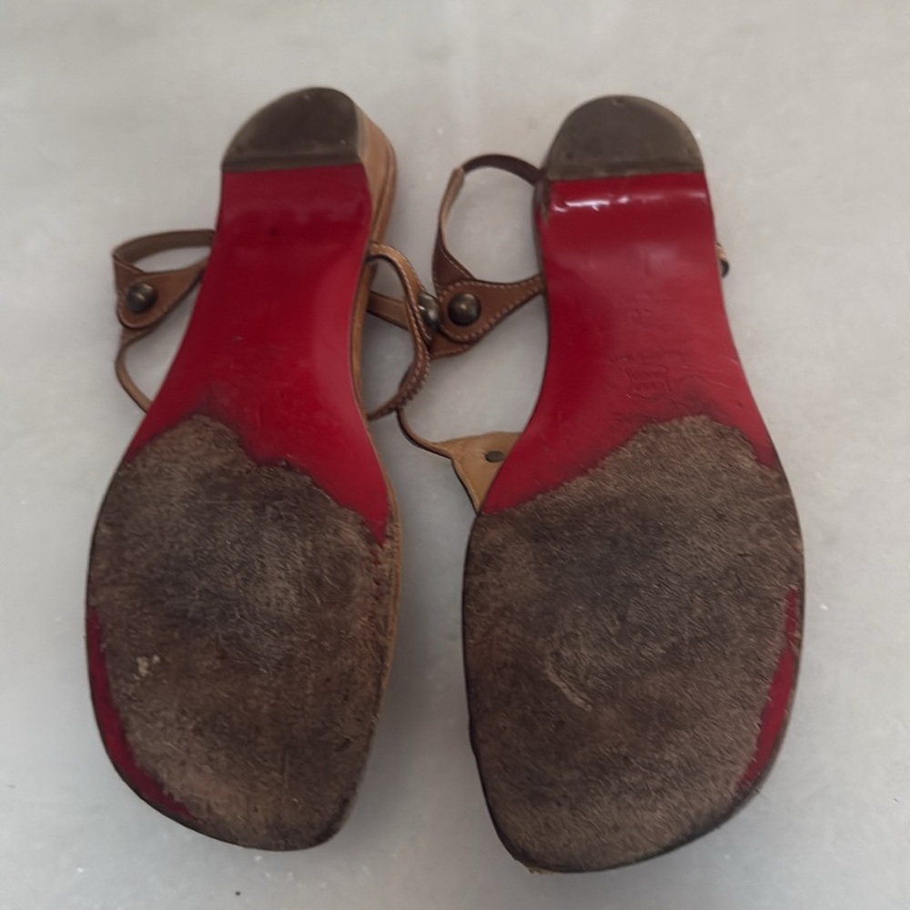 Louboutin Leather Sandals - Picture 3 of 4
